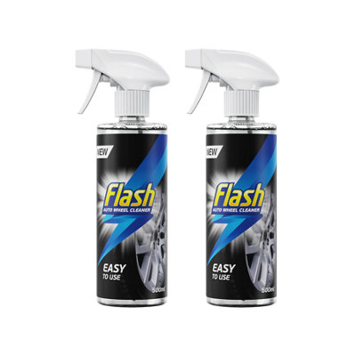 Flash Tyre Shine Instant Dressing Spray Wet Look & Protection For Tyres 2X500Ml from B&Q
