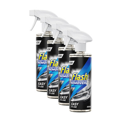 Flash Red Fallout Remover 4X500ml Removes Iron & Contamination From Wheels & Paint