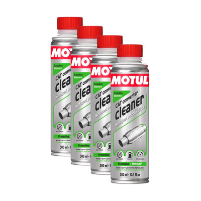 Motul Light Catalytic Converter Cleaner Gasoline System Additive Treatment 4X300ml 20L