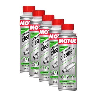 Motul Catalytic Converter Cleaner Gasoline System Additive Treatment 5X300Ml from B&Q