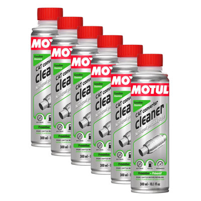 Motul Catalytic Converter Cleaner Gasoline System Additive Treatment 6X300Ml from B&Q