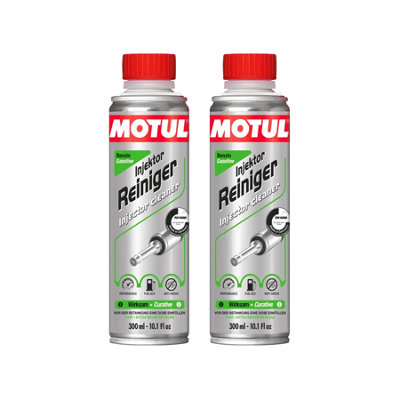 Motul Petrol Injector Cleaner Additive Fuel System Cleaner Treatment 2X300Ml from B&Q
