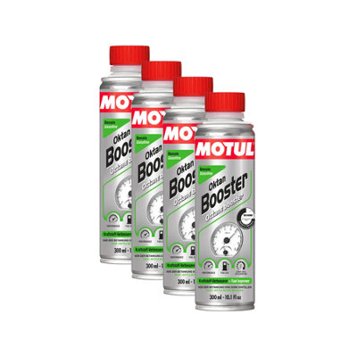 Motul Octane Booster Petrol Additive Improves Combustion & Performance 4X300Ml from B&Q