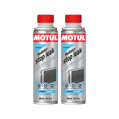 Motul Radiator Stop Leak Seals Cracks & Leaks All Coolants Compatible 2X300Ml from B&Q