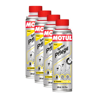Motul Diesel Injector Cleaner Fuel System Preventive Additive Treatment 4X300Ml from B&Q