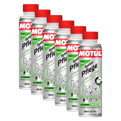 Motul Fuel System Cleaner Petrol Additive For Injectors & Carburetors 6X300Ml from B&Q