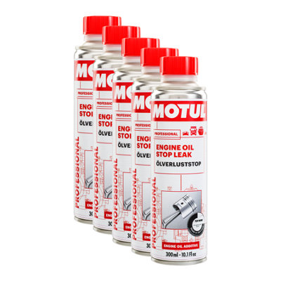 Motul Engine Oil Stop Leak 5X300Ml Petrol & Diesel Engines Stop Leak from B&Q