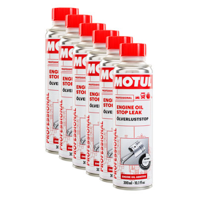Motul Engine Oil Stop Leak 6X300Ml Petrol & Diesel Engines Stop Leak from B&Q