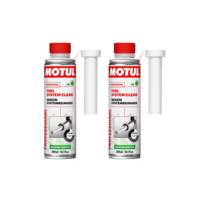 Motul Fuel System Cleaner Petrol Engine Additive Injector Clean 2X300Ml from B&Q