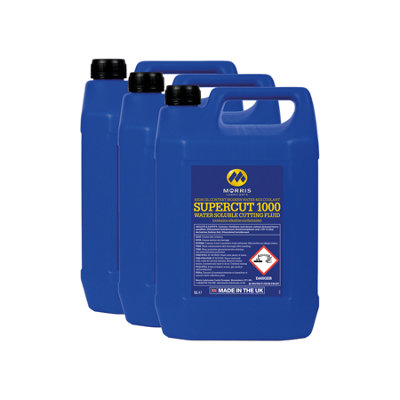 Morris Supercut 1000 Cutting Fluid High Oil Content Water-Soluble Coolant 3X5L