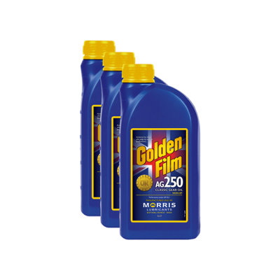 Morris Ag250 Classic Gear Oil 3X1L Mineral Manual Gearbox Fluid Api Gl1 from B&Q