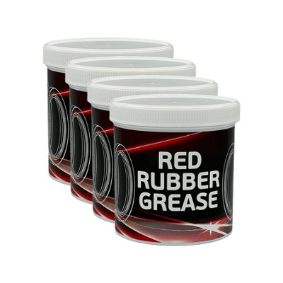 Syntol Red Rubber Grease Premium Vegetable Based Grease For Rubber Seal Compatibility 4X500G from B&Q