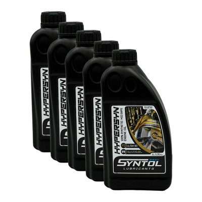 Syntol 5W30 Fully Synthetic Long Life Engine Oil Api Sn Cf Acea C3 Vw 504/507 5X1L from B&Q