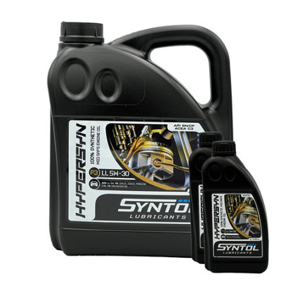 Syntol 5W30 Fully Synthetic Long Life Engine Oil Api Sn Cf Acea C3 Vw 504/507 6L from B&Q
