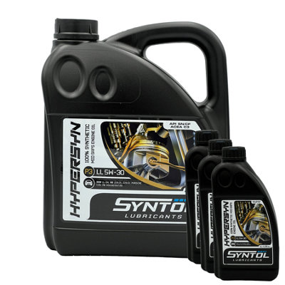 Syntol 5W30 Fully Synthetic Long Life Engine Oil Api Sn Cf Acea C3 Vw 504/507 7L from B&Q