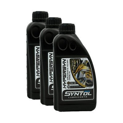 Syntol 5W 30 Fully Synthetic Low Saps Engine Oil Acea C4 Rn0720 Mb 229.51 3X1L from B&Q