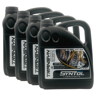 Syntol Transyn Atf Mv3 Fully Synthetic Automatic Transmission Fluid Jaso 1A 4X4L from B&Q