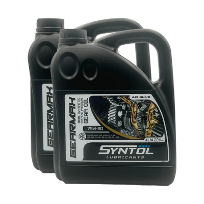 Syntol Gearmax 75W-90 Fully Synthetic Axle & Transmission Fluid Api Gl-4 Gl-5 2X4L from B&Q