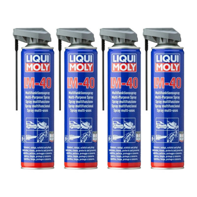 Liqui Moly Lm 40 Multi-Purpose Spray Lubricates Cleans & Protects 4X400ml