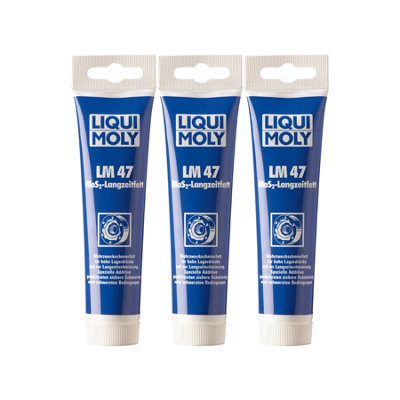 Liqui Moly Lm 47 Long-Life Grease + Mos2 High Quality Ep Grease 3X100G from B&Q