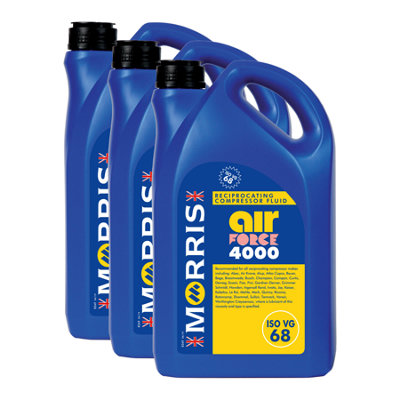 Morris Air Force 4000 Compressor Oil Iso Vg 68 3X5L Din 51506 Vdl from B&Q