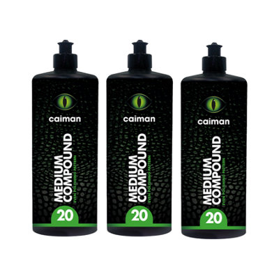 Caiman Car Wax Polish Medium Cut Compound P2500 Grit Paint Corrector 3X1Kg from B&Q