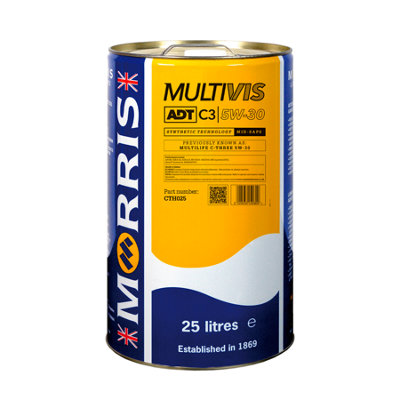 5w30 Fully Synthetic Engine Oil Morris Multivis ADT Mid Saps C3 dexos2 - 25L - Image 3