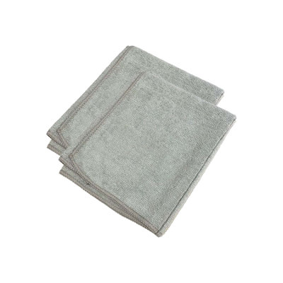 Caiman Grey Microfibre Car Cleaning & Polishing Detailing Cloth (2 Pcs) from B&Q