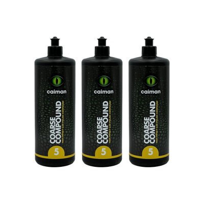 Caiman Coarse Compound High Impact Cutting Polish For Paint Correction 3X1Kg from B&Q