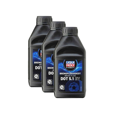 Liqui Moly Brake Fluid Dot 5.1 Ev For Electric & Hybrid Vehicles 3X500Ml from B&Q
