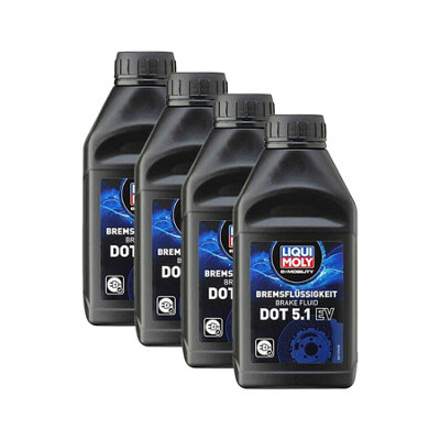 Liqui Moly Brake Fluid Dot 5.1 Ev For Electric & Hybrid Vehicles 4X500Ml from B&Q