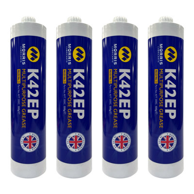 Morris K42Ep Multi Purpose Lithium Ep Grease Tube Bearings & Chassis 4X500G from B&Q