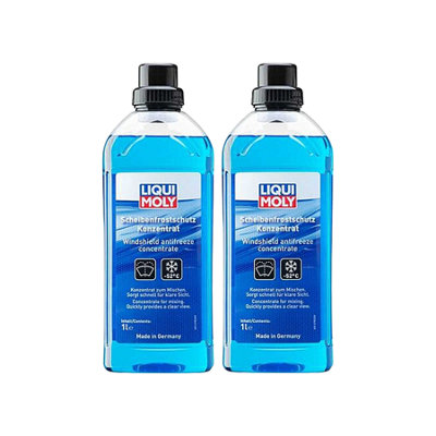 Liqui Moly Windshield Antifreeze Concentrate Windscreen Screenwash -52C 2X1L from B&Q