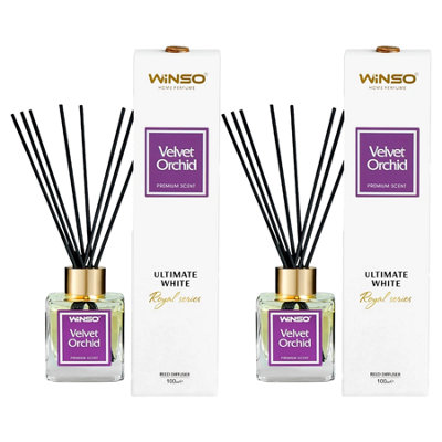 Winso Reed Diffuser Velvet Orchid Scent Premium Home Diffuser 2X100Ml from B&Q