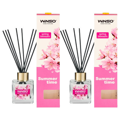 Winso Reed Diffuser Spring Blossom Scent Summer Time Home Perfume 2X100Ml from B&Q