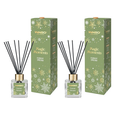 Winso Reed Diffuser Forest Dreams Scent Christmas Magic Moments 2X100Ml from B&Q