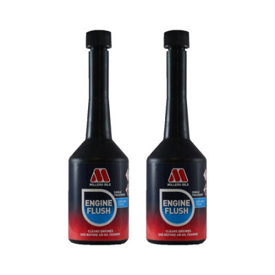 Millers Oils Engine Flush Additive Engine Oil Treatment Single Treatment 2X250Ml from B&Q