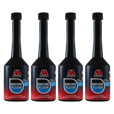 Millers Oils Engine Flush Additive Engine Oil Treatment Single Treatment 4X250Ml from B&Q