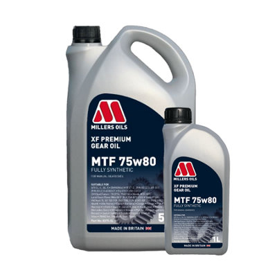 Millers Oils Millers Xf Premium Mtf 75W80 Fully Synthetic Gear Oil Api Gl-4Gl-5 6L from B&Q