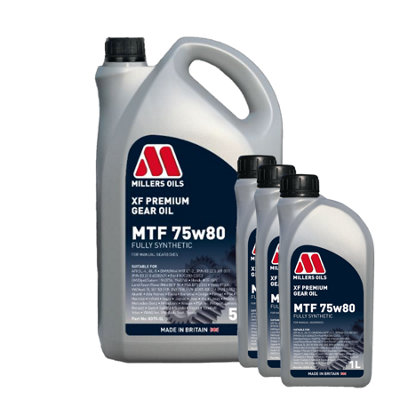 Millers Oils Millers Xf Premium Mtf 75W80 Fully Synthetic Gear Oil Api Gl-4Gl-5 8L from B&Q