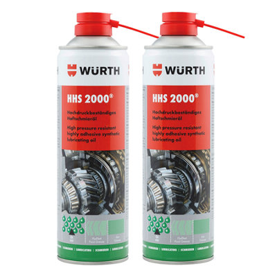 Würth Wurth Hhs 2000 Adhesive Lubricant High Pressure-Resistant 2X500 Ml from B&Q