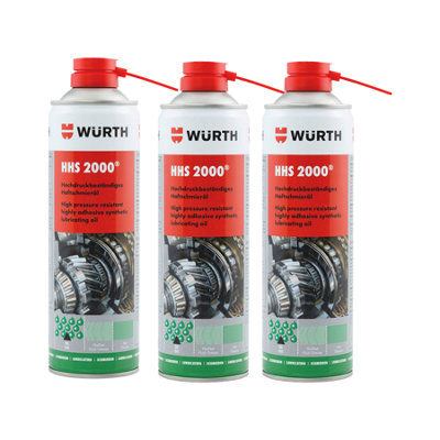 Würth Wurth Hhs 2000 Adhesive Lubricant High Pressure-Resistant 3X500 Ml from B&Q
