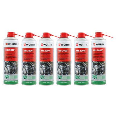 Würth Wurth Hhs 2000 Adhesive Lubricant High Pressure-Resistant 6X500 Ml from B&Q