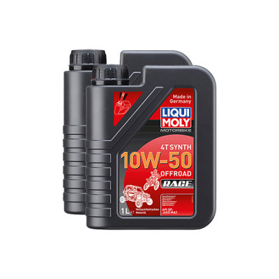 Liqui Moly Motorbike 4T 10W50 Fully Synthetic Engine Oil Api Sp Jaso Ma2 2X1L from B&Q