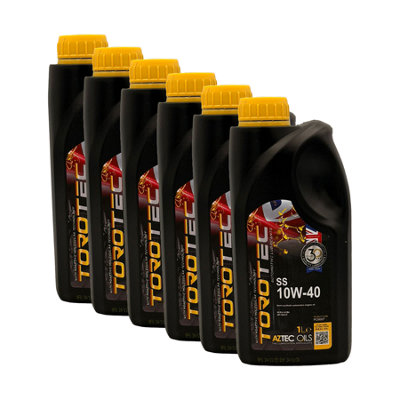 Aztec Oils 10W40 Semi Synthetic Engine Oil Aztec Ss Acea A3/b4 Api Sn/cf Vw 502/505 6X1L from B&Q