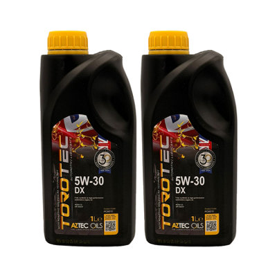 Aztec Oils Aztec 5W30 Fully Synthetic Engine Oil Acea C3 Api Sn/cf Bmw Ll-04 Dexos 2 2X1L from B&Q