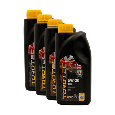 Aztec Oils Aztec 5W30 Fully Synthetic Engine Oil Acea C3 Api Sn/cf Bmw Ll-04 Dexos 2 4X1L from B&Q