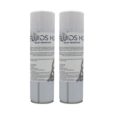 Fluidshq Rust Remover Spray Penetrating Oil Seized Bolt Release 2X500Ml from B&Q