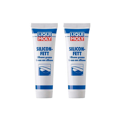 Liqui Moly Transparent Silicone Grease Clear Lube High Lubrication 2X100G from B&Q