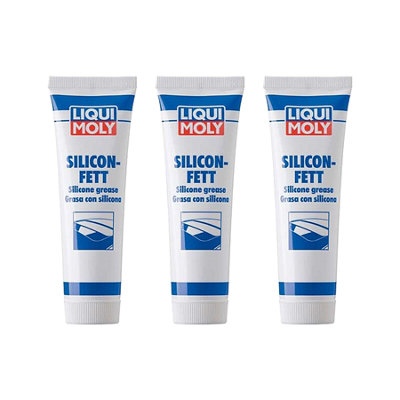 Liqui Moly Transparent Silicone Grease Clear Lube High Lubrication 3X100G from B&Q